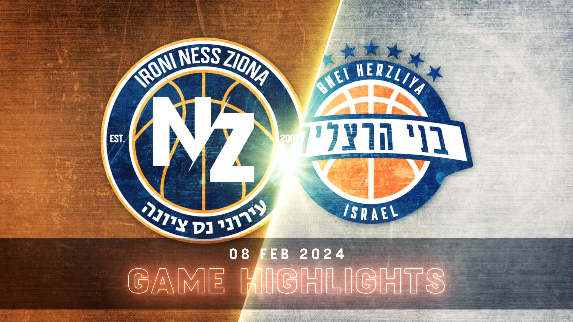 Ironi Hai Motors Ness Ziona vs. Bnei Ofek Dist Hertzliya - Condensed Game
