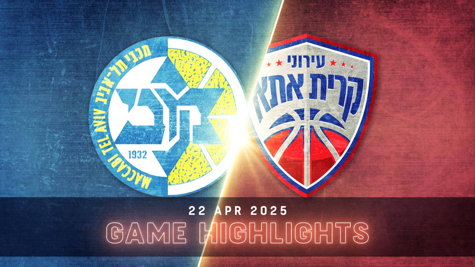 Maccabi Tel-Aviv vs. Ironi Kiryat Ata - Game Highlights