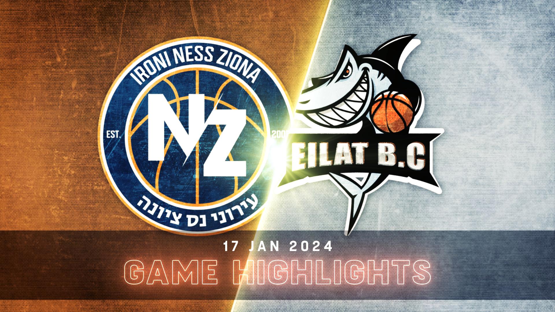 Ironi Hai Motors Ness Ziona vs. Hapoel Yossi Avrahami Eilat - Condensed Game