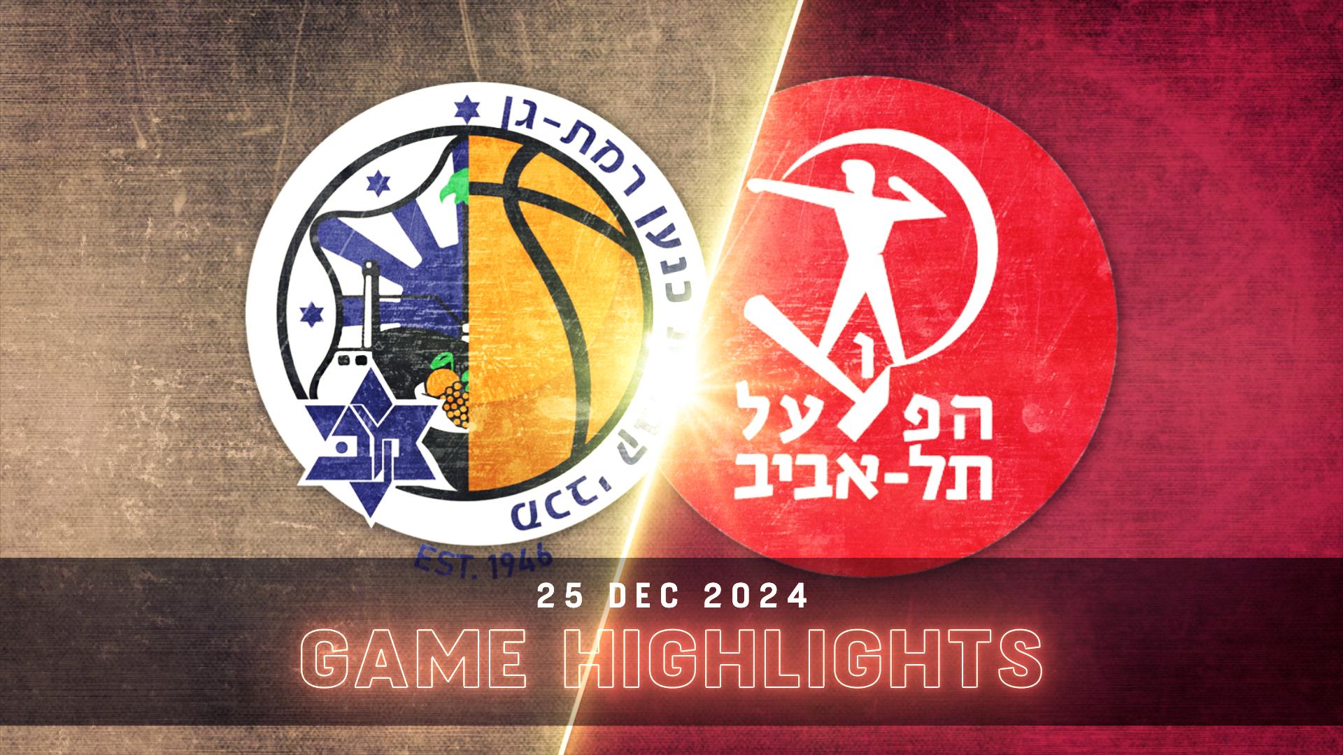 Maccabi Ramat Gan vs. Hapoel Tel-Aviv - Game Highlights