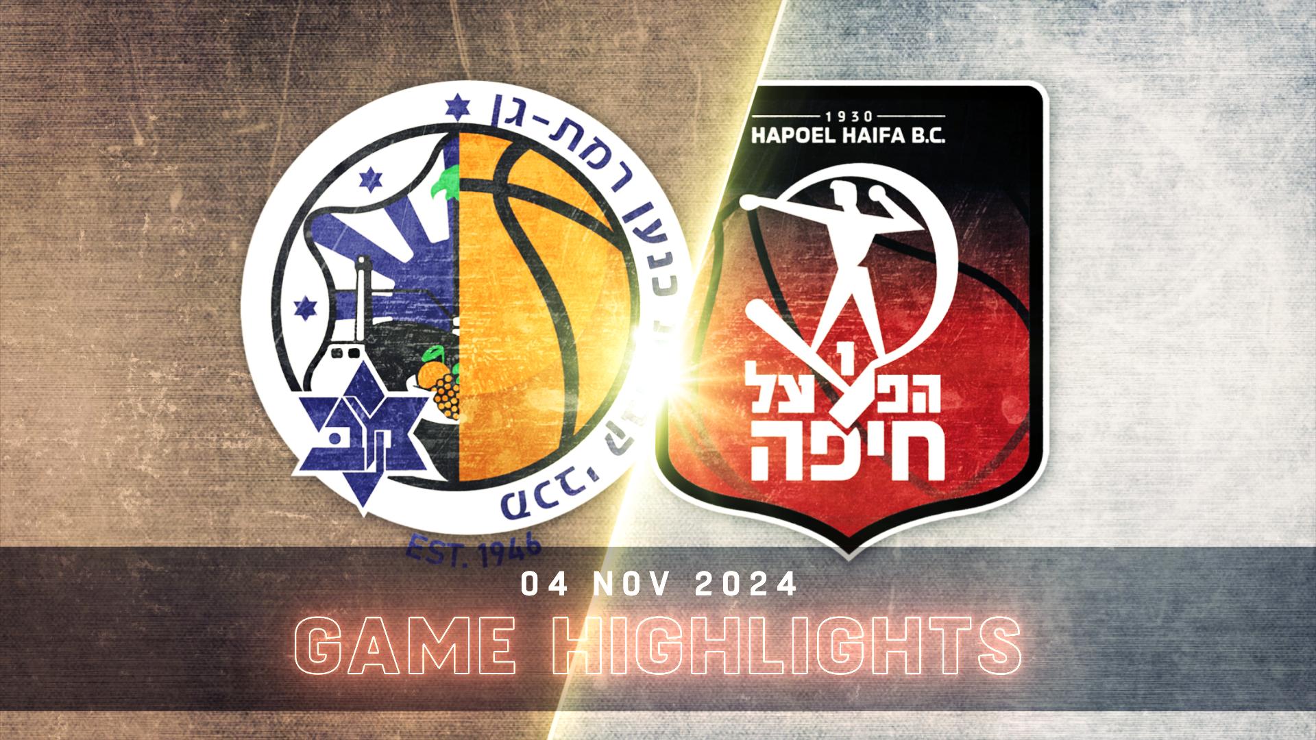 Maccabi Ramat Gan vs. Hapoel Haifa - Game Highlights