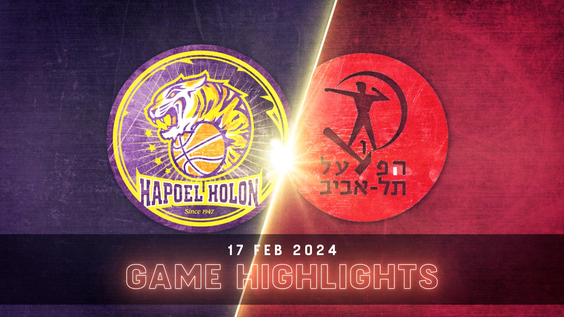 Hapoel Holon vs. Hapoel Shlomo Tel Aviv - Condensed Game