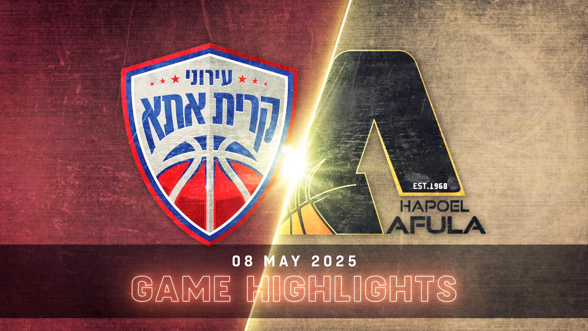 Ironi Kiryat Ata vs. Hapoel Afula - Game Highlights