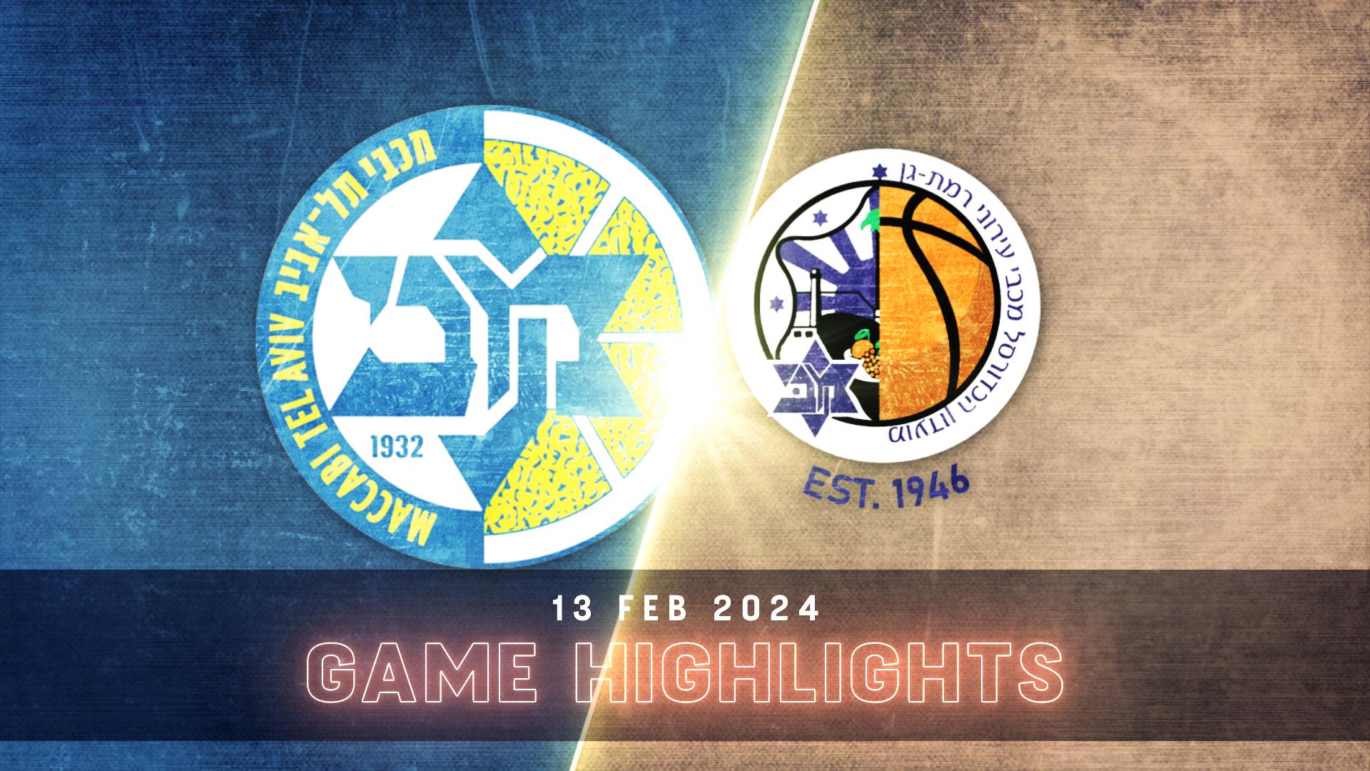 Maccabi Playtika Tel Aviv vs. Maccabi Ironi Ramat Gan - Condensed Game