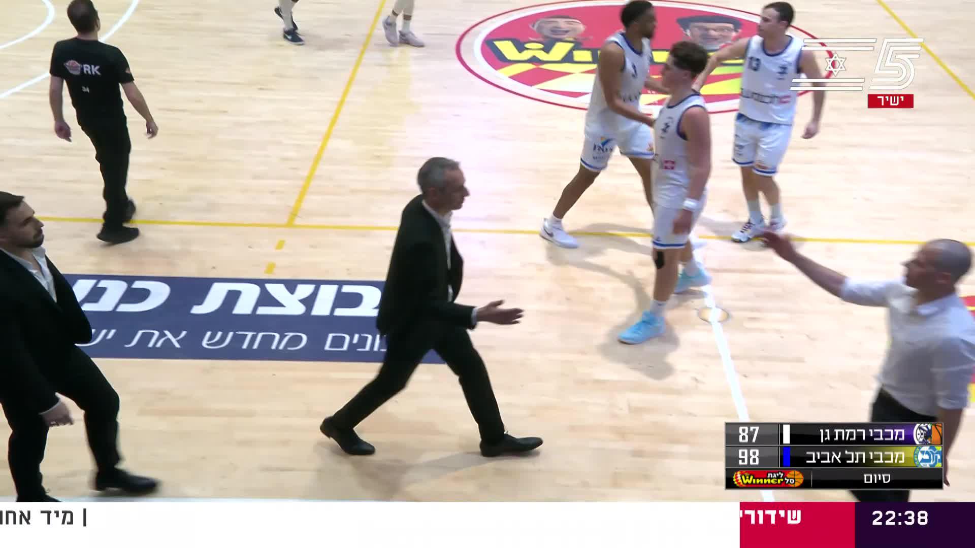 Maccabi Ramat Gan vs. Maccabi Tel-Aviv - Condensed Game