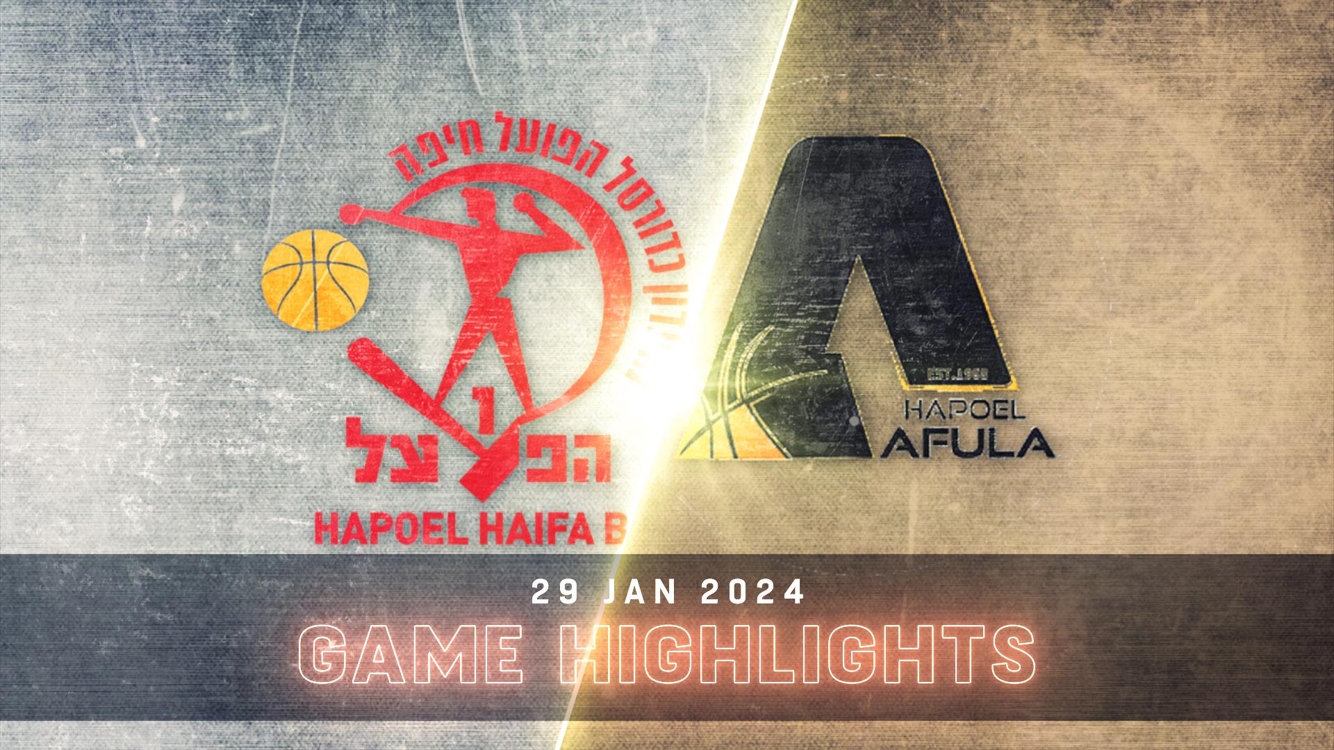 Hapoel Shoval Haifa vs. Hapoel Afula - Condensed Game