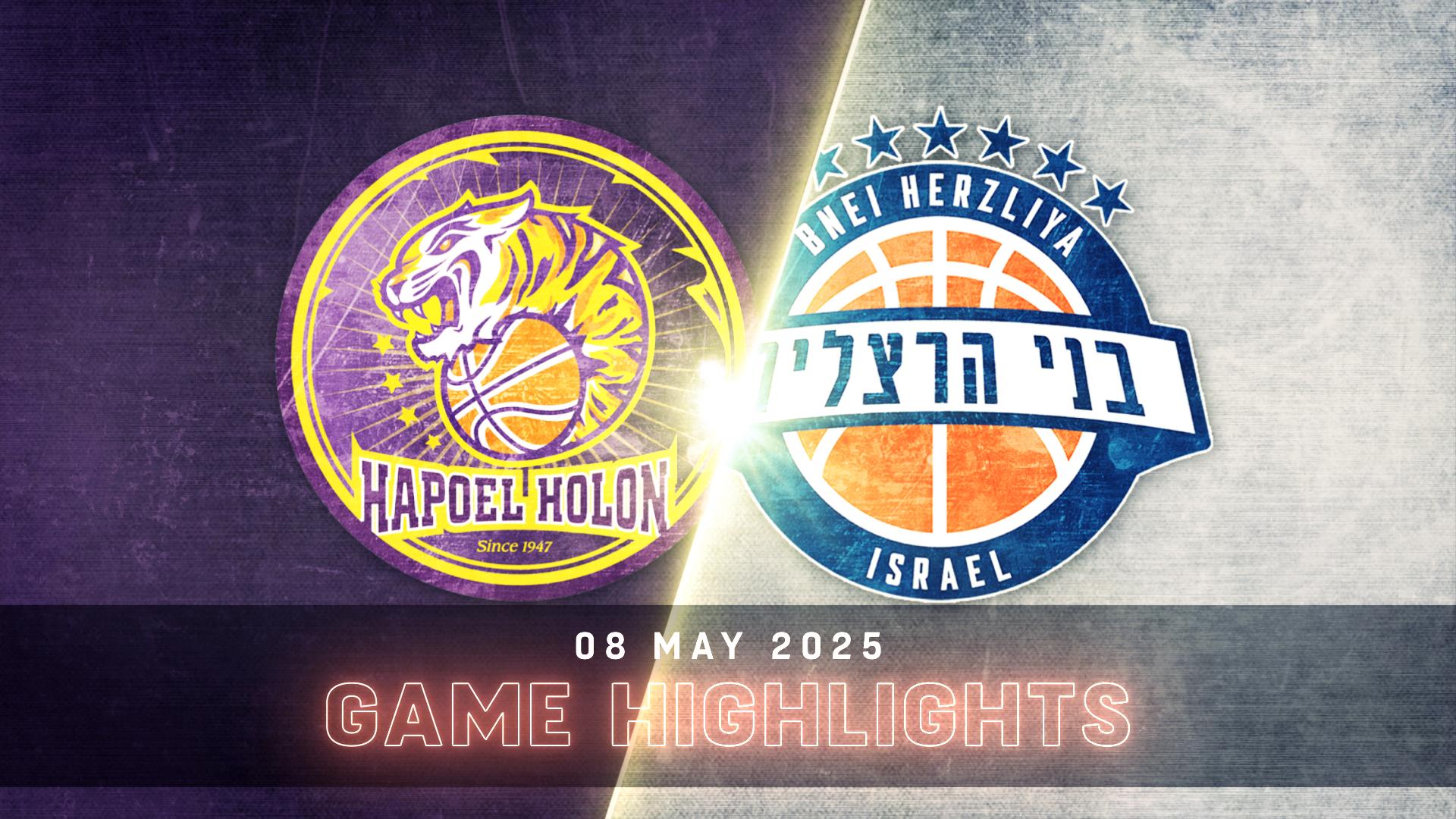 Hapoel Holon vs. Bnei Herzliya - Game Highlights