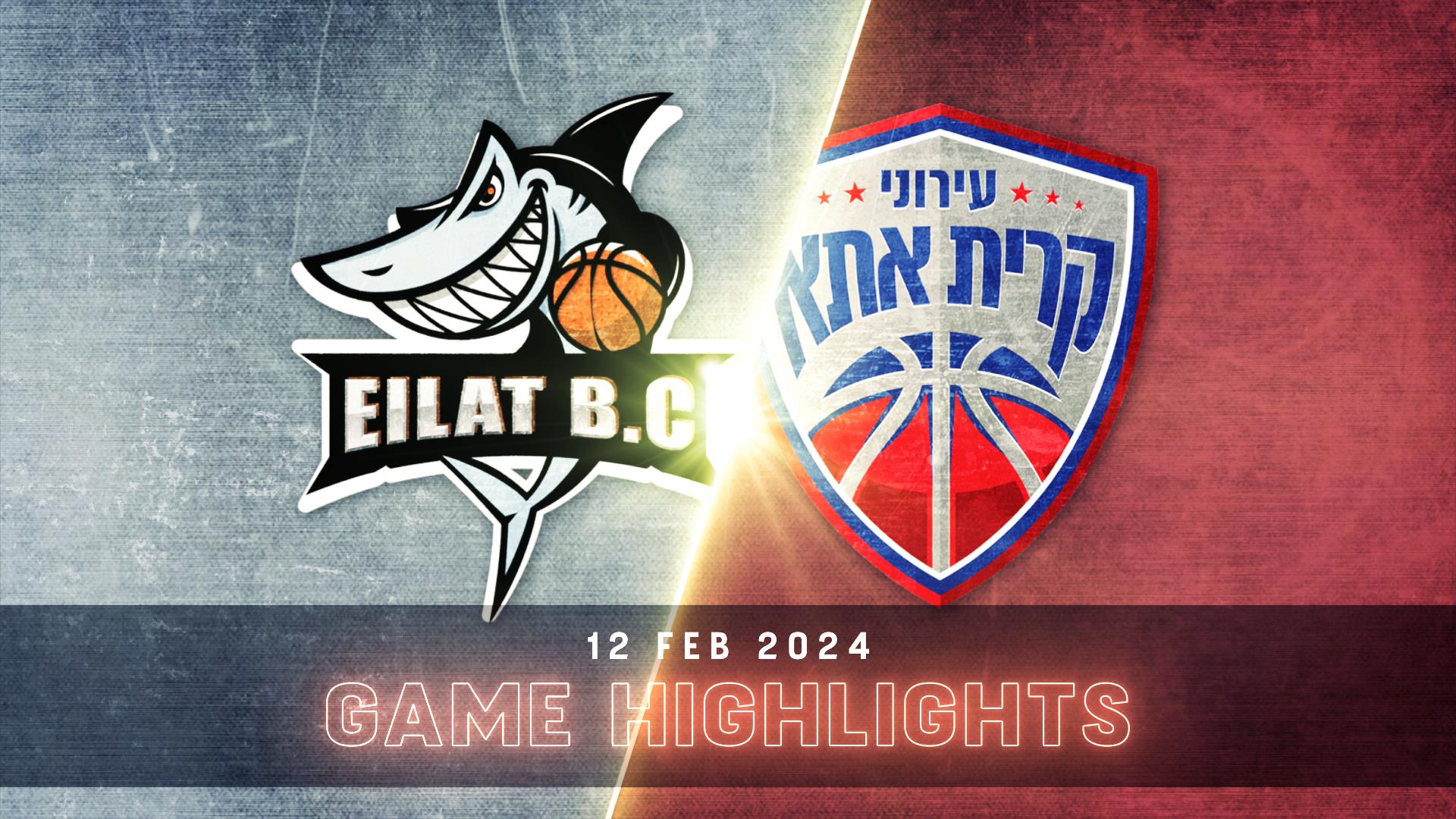 Hapoel Yossi Avrahami Eilat vs. Ironi Lati Kiryat Ata - Game Highlights