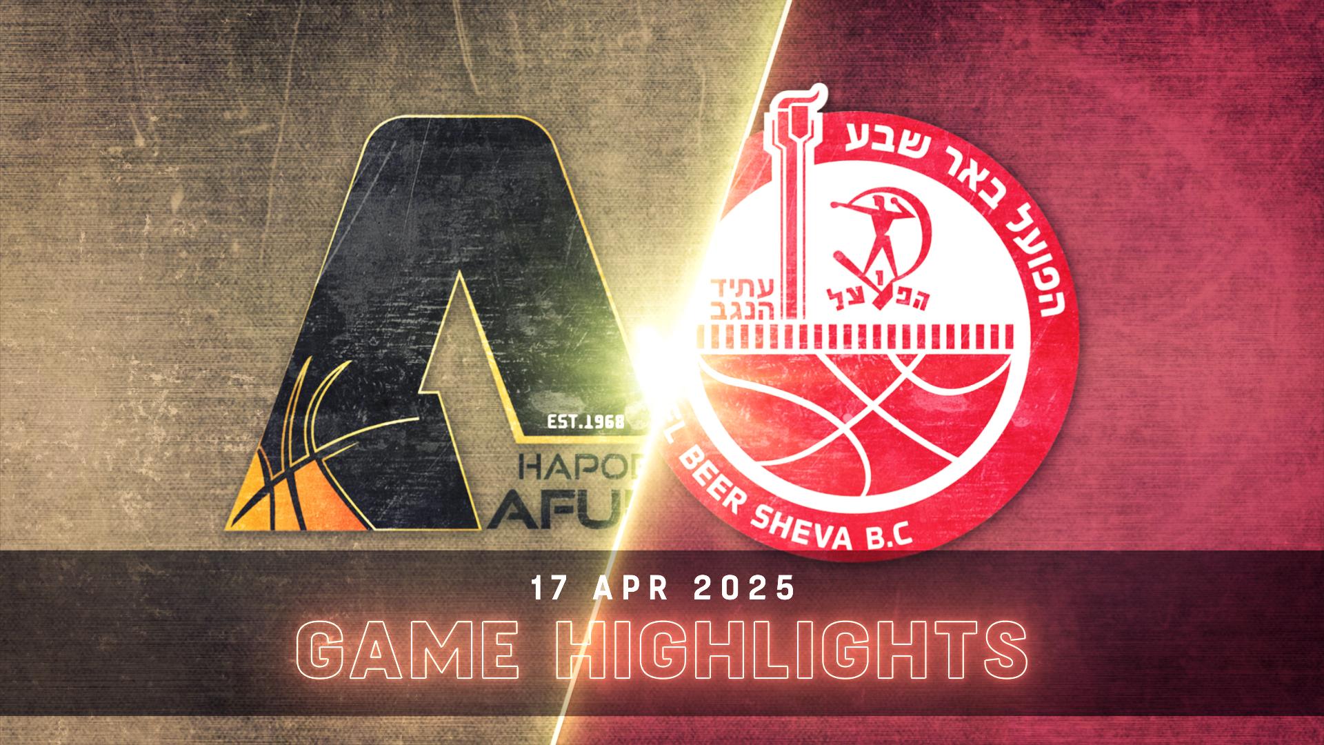 Hapoel Afula vs. Hapoel Be