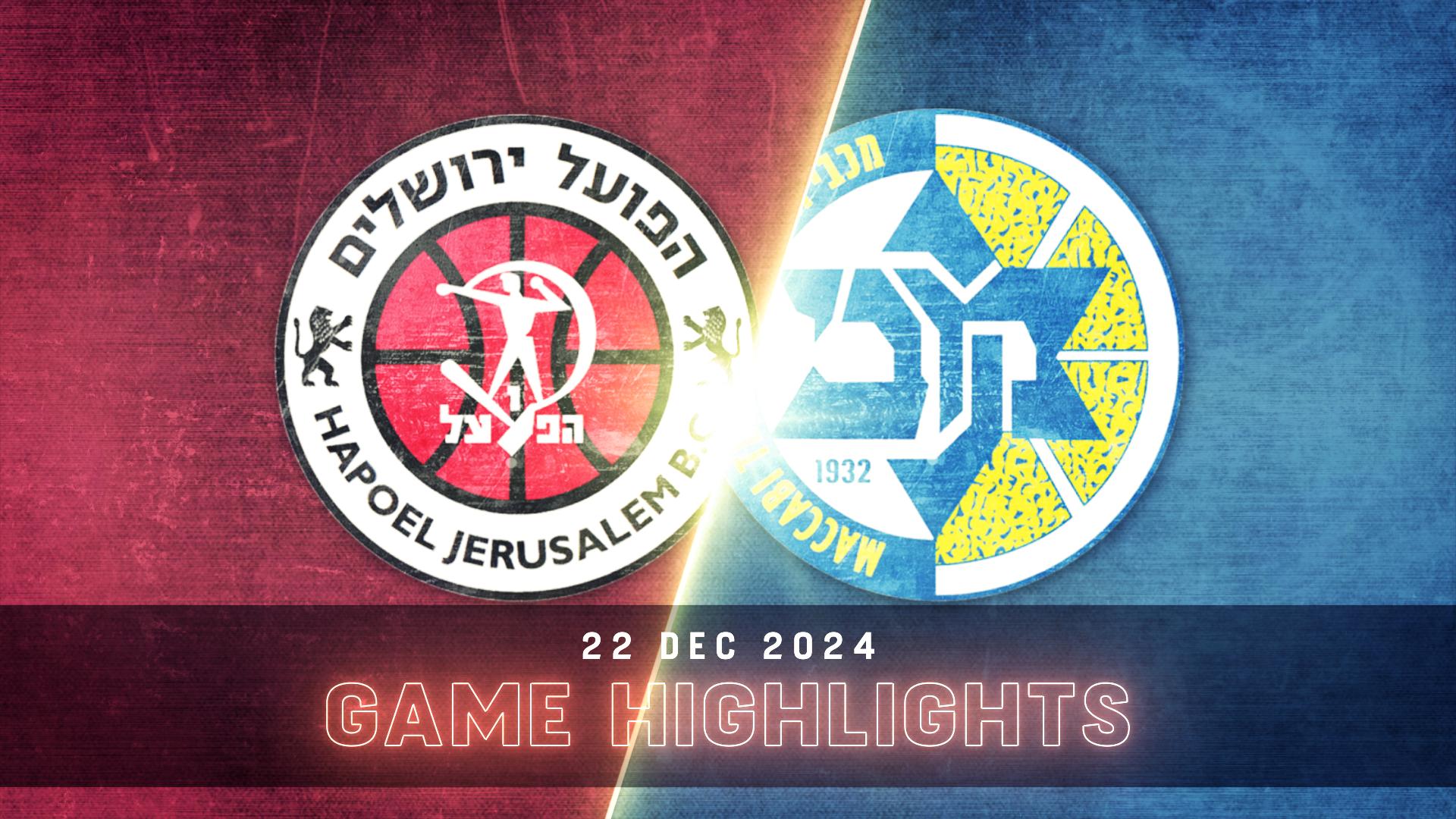 Hapoel Jerusalem vs. Maccabi Tel-Aviv - Game Highlights