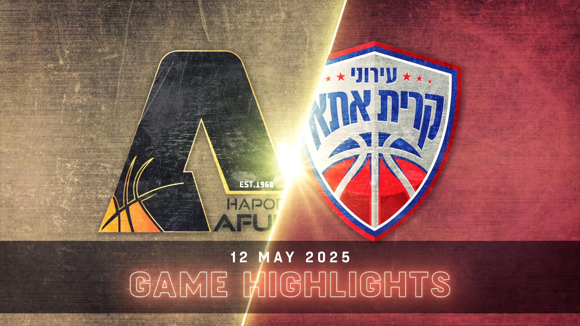 Hapoel Afula vs. Ironi Kiryat Ata - Game Highlights